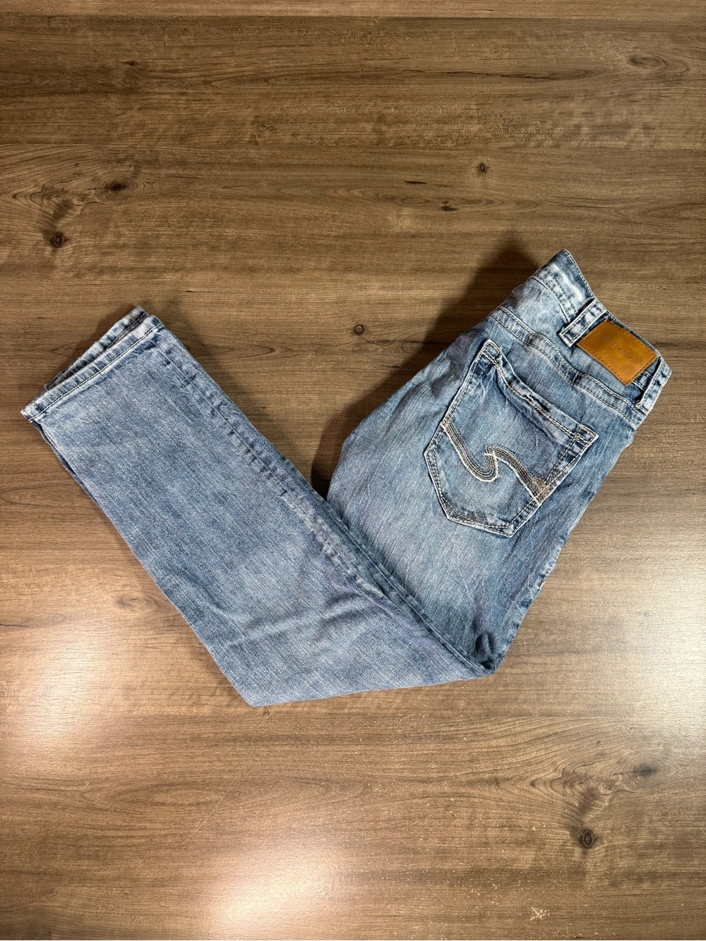 Silver Jeans Company Eddie Western Glove Works Men’s Denim Jeans 32x32